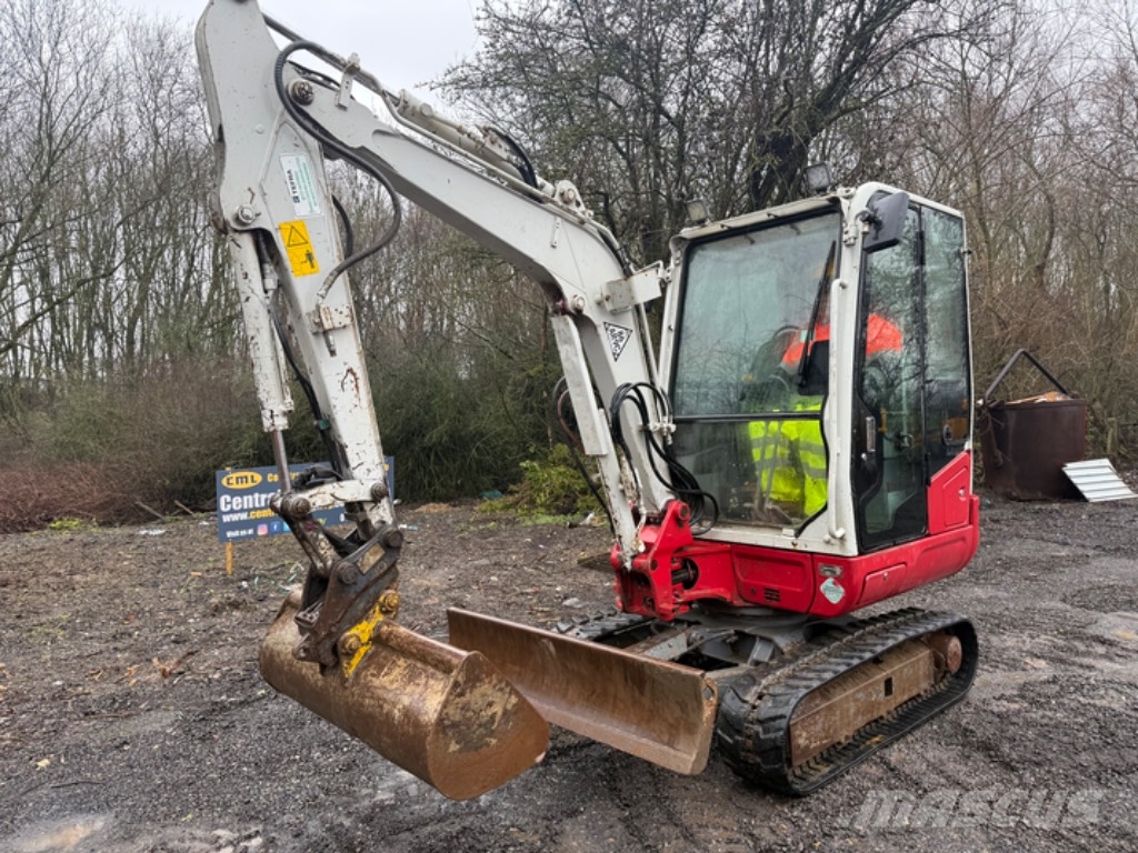 Takeuchi TB 230 Mini ekskavatörler, 7 tona dek