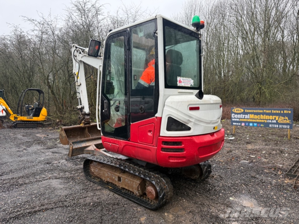 Takeuchi TB 230 Mini ekskavatörler, 7 tona dek