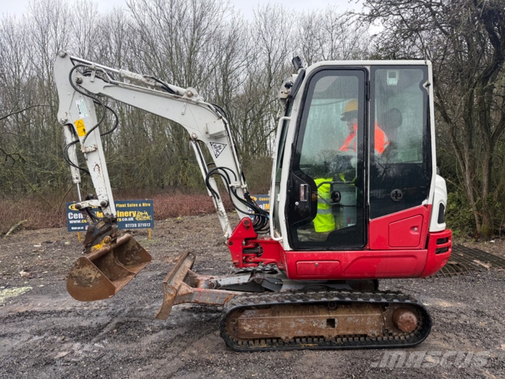 Takeuchi TB 230 Mini ekskavatörler, 7 tona dek