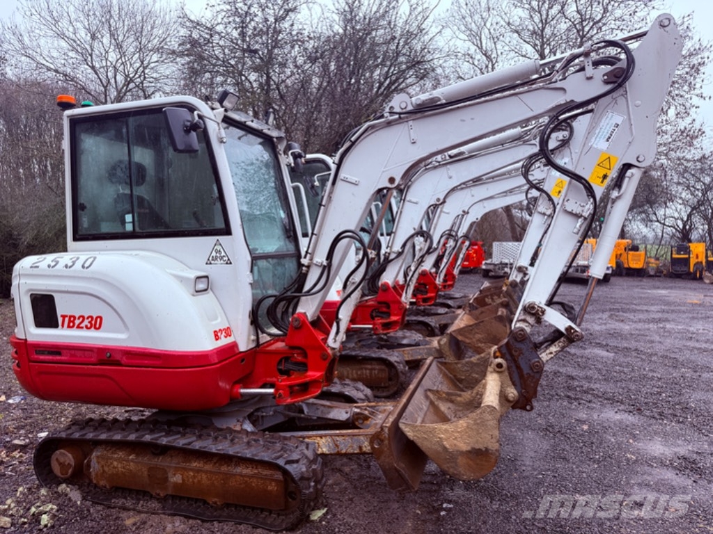 Takeuchi TB 230 Mini ekskavatörler, 7 tona dek