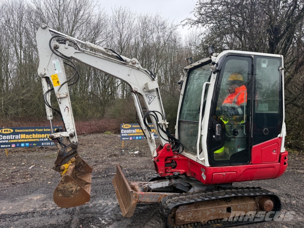 Takeuchi TB 230 Mini ekskavatörler, 7 tona dek