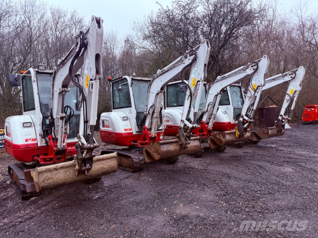 Takeuchi TB 230 Mini ekskavatörler, 7 tona dek