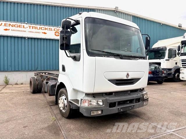 Renault Midlum 180 4x2 FULL STEEL SUSPENSION CHASSIS (EURO Camiones con chasís y cabina