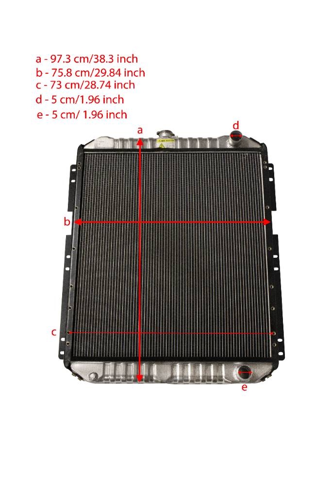JCB Water Radiator 30/922700 Radiatoriai