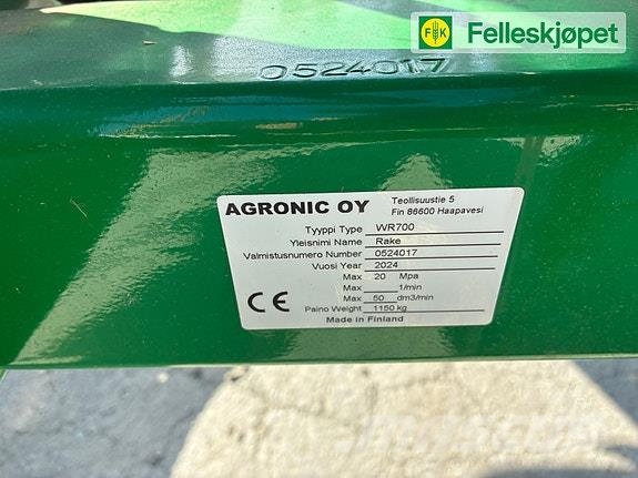 Agronic WR700 hydraulisk samlerive SOM NY! Рулонні прес-підбирачі