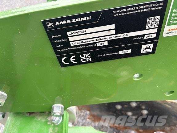 Amazone Catros 3003 Disc harrows