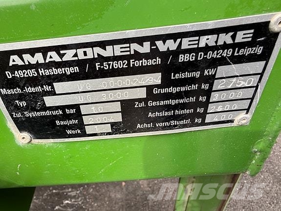 Amazone UG 3000 Nova Pulverizatoare autopropulsate