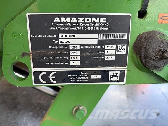 Amazone UX5200 Super Pulverizadores autopropelidos