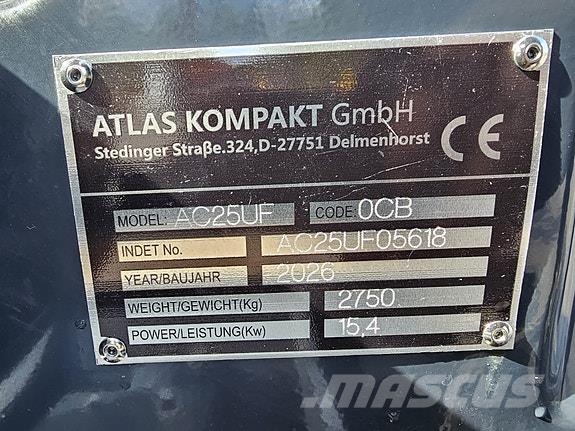Atlas AC25UF Muut koneet