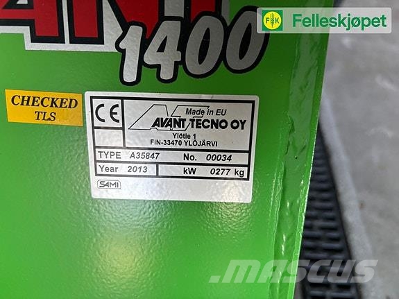 Avant Snøfres 1400 A35847 ماكينات زراعية - غير ذلك