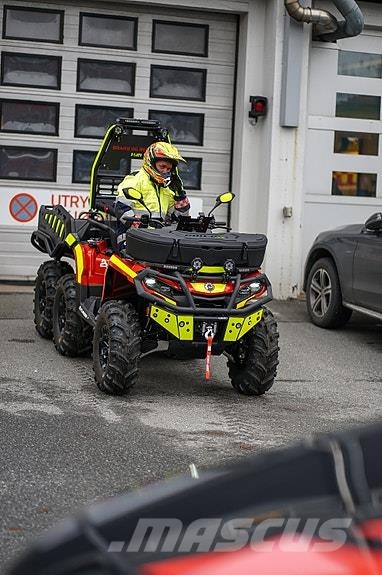 Can-am Rednings ATV/UTV!! 1000ccm 6x6 4x4 m/ AT- SAR red Todoterrenos