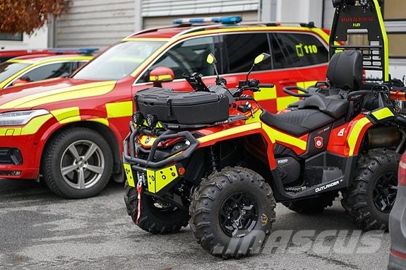 Can-am Rednings ATV/UTV!! 1000ccm 6x6 4x4 m/ AT- SAR red Todoterrenos