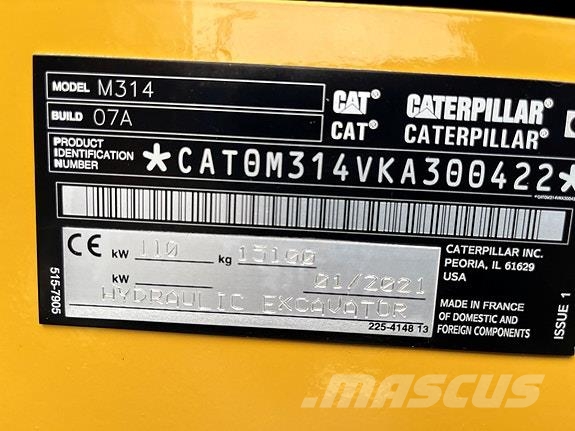 CAT M314 Bouw - Overige