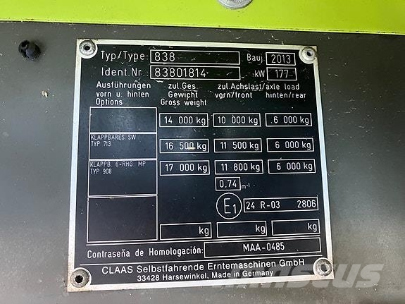 CLAAS Tucano 430 Θεριζοαλωνιστικές μηχανές