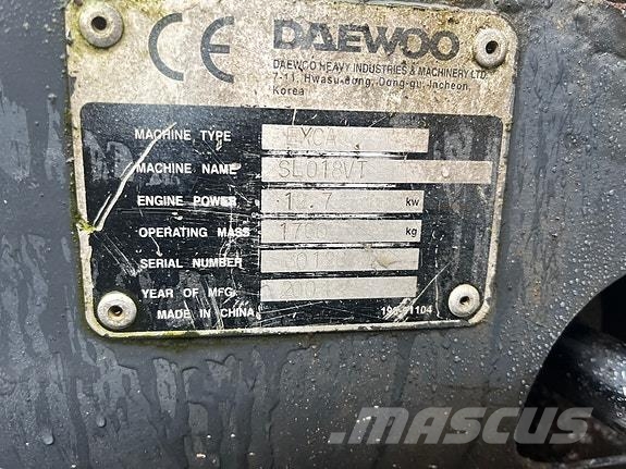 Daewoo Solar 018VT معدات البناء - غير ذلك