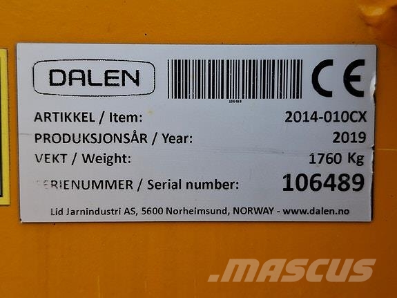 Dalen 2014 Sonstige Schneeräumgeräte