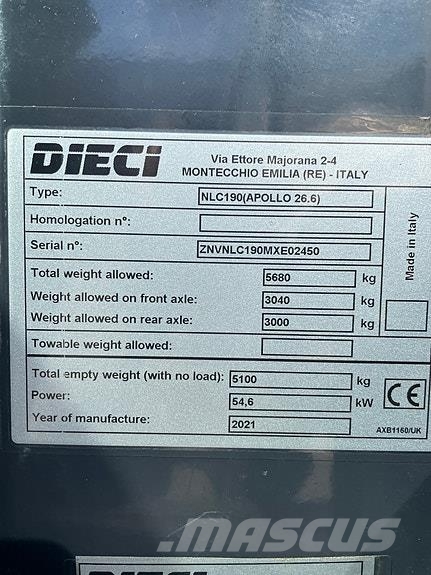 Dieci Apollo 26.6 Otros