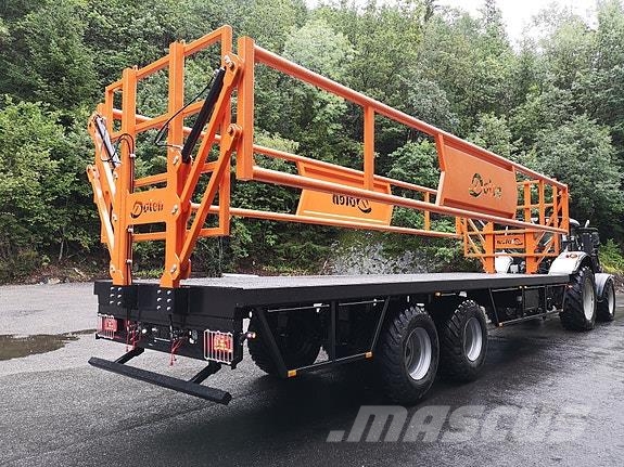 Dølen B16 Rundballehenger med hydrauliske sider Обычные тракторные прицепы