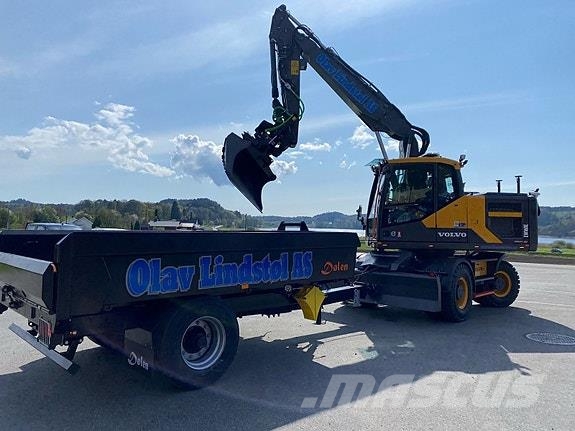 Dølen H8 Hjulgraver Dumper Обычные тракторные прицепы