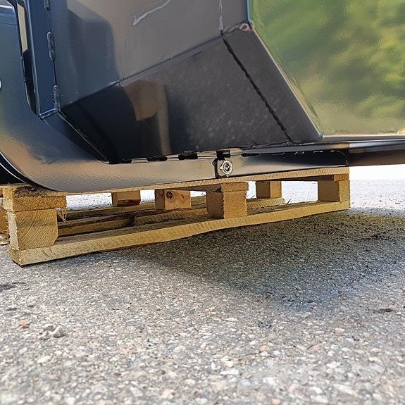  DOVRE Transportbox 2meter m/tipp Rimorchi multiuso