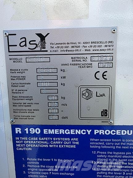EasyLift R190 lavt timetall Будтехніка - Інші