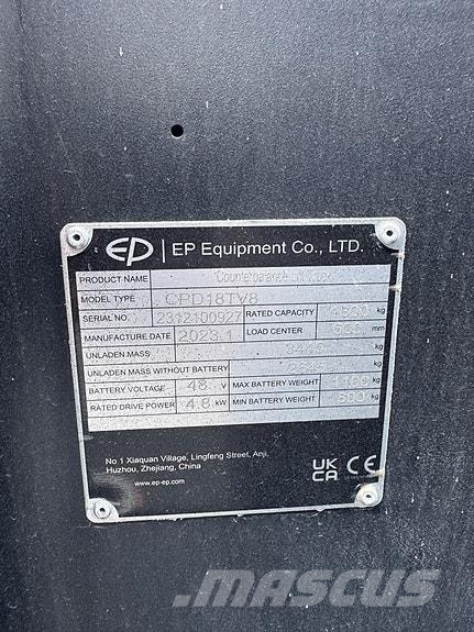 EP 1,8T Elektrisk truck Otros