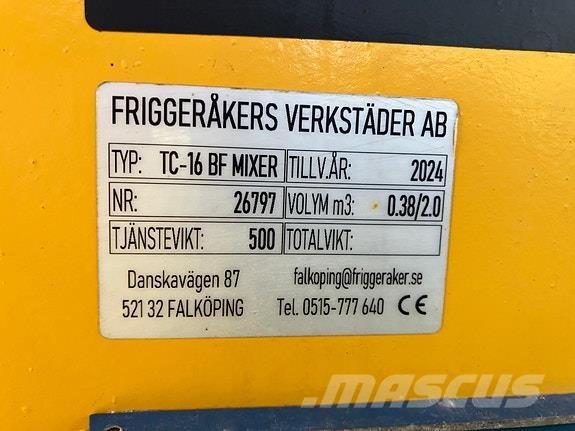 Falköping TC-16 BF Mixer ماكينات الطرق والجليد الأخرى