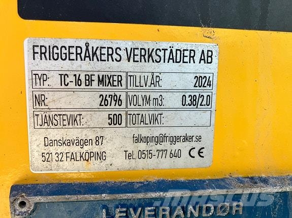 Falköping TC-16 BF Mixer ماكينات الطرق والجليد الأخرى
