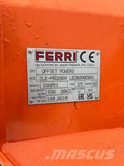 Ferri ZLE Pro 2000 Fresadoras quitanieves