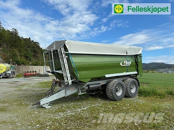 Fliegl TMK190N Traktorhenger 27m3, meget hel og pen! All purpose trailer