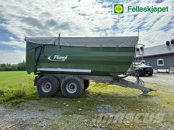 Fliegl TMK190N Traktorhenger 27m3, meget hel og pen! All purpose trailer