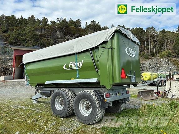 Fliegl TMK190N Traktorhenger 27m3, meget hel og pen! All purpose trailer
