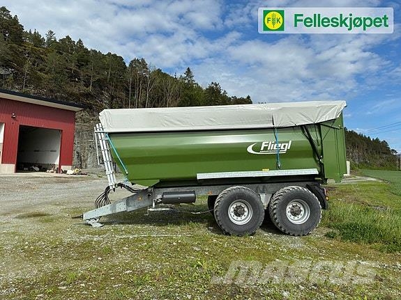 Fliegl TMK190N Traktorhenger 27m3, meget hel og pen! All purpose trailer