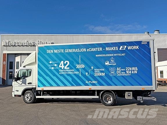 Fuso e-Canter 7C18 L-Bat Elektrisk 15 paller med 1975k Φορτηγά Κόφα