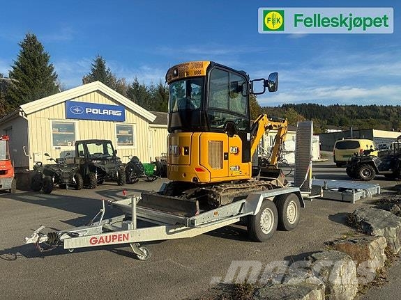 Gravemaskin med henger, kun 105 timer Other