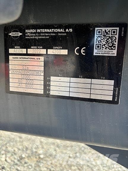 Hardi Aeon 4200 TwinForce 24m Centura line Pulverizadores autopropulsados