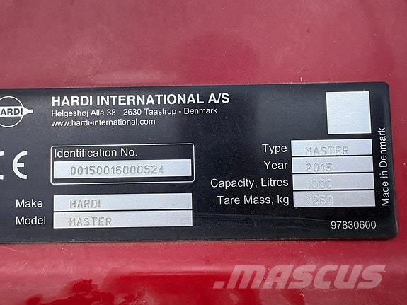 Hardi Master Echo 1000 Samohodne škropilnice