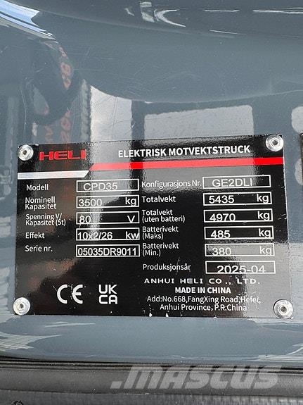 Heli 3,5T Li-ion Muut koneet