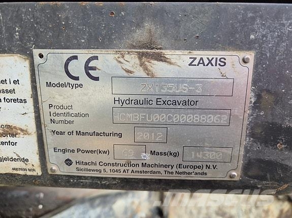 Hitachi ZX135US-3 Sonstige Baumaschinen