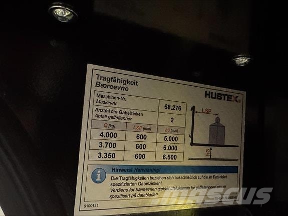 Hubtex MQ40 65223 Anlegg - Annet