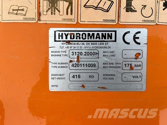 Hydromann 3120-2000H Сільгосптехніка - Інші
