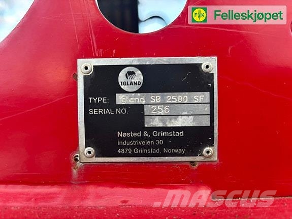 Igland 2580 Slideflex قاذفات الجليد