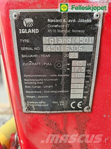 Igland 4501 Erdészet - Egyebek