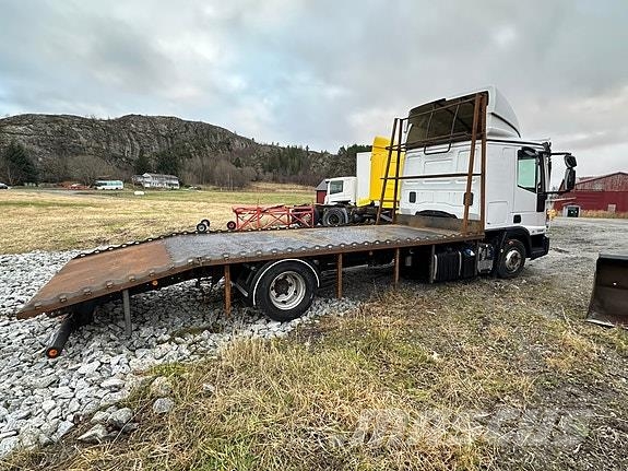 Iveco Eurostar med sovehytte, senket chassis bak شاحنات أخرى