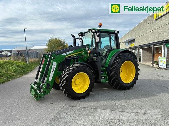 John Deere 6100M med Ålø laster. kun 1770 timer Трактори