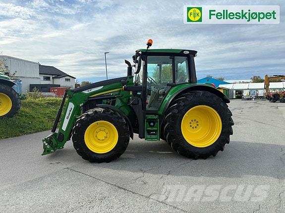 John Deere 6100M med Ålø laster. kun 1770 timer Трактори