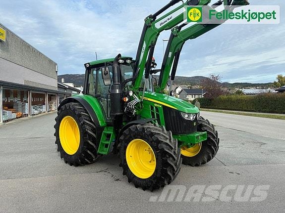 John Deere 6100M med Ålø laster. kun 1770 timer Трактори
