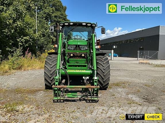 John Deere 6115R 40 km الجرارات