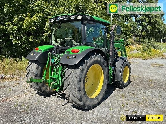 John Deere 6115R 40 km الجرارات