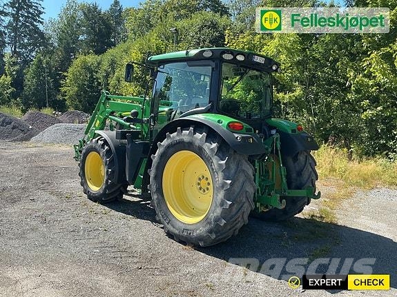John Deere 6115R 40 km الجرارات